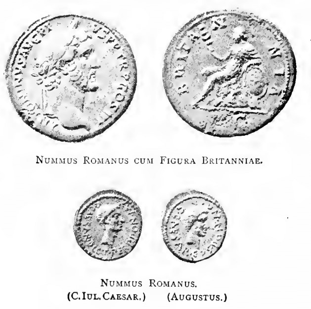 Nummus Romanus cum figura Britanniae